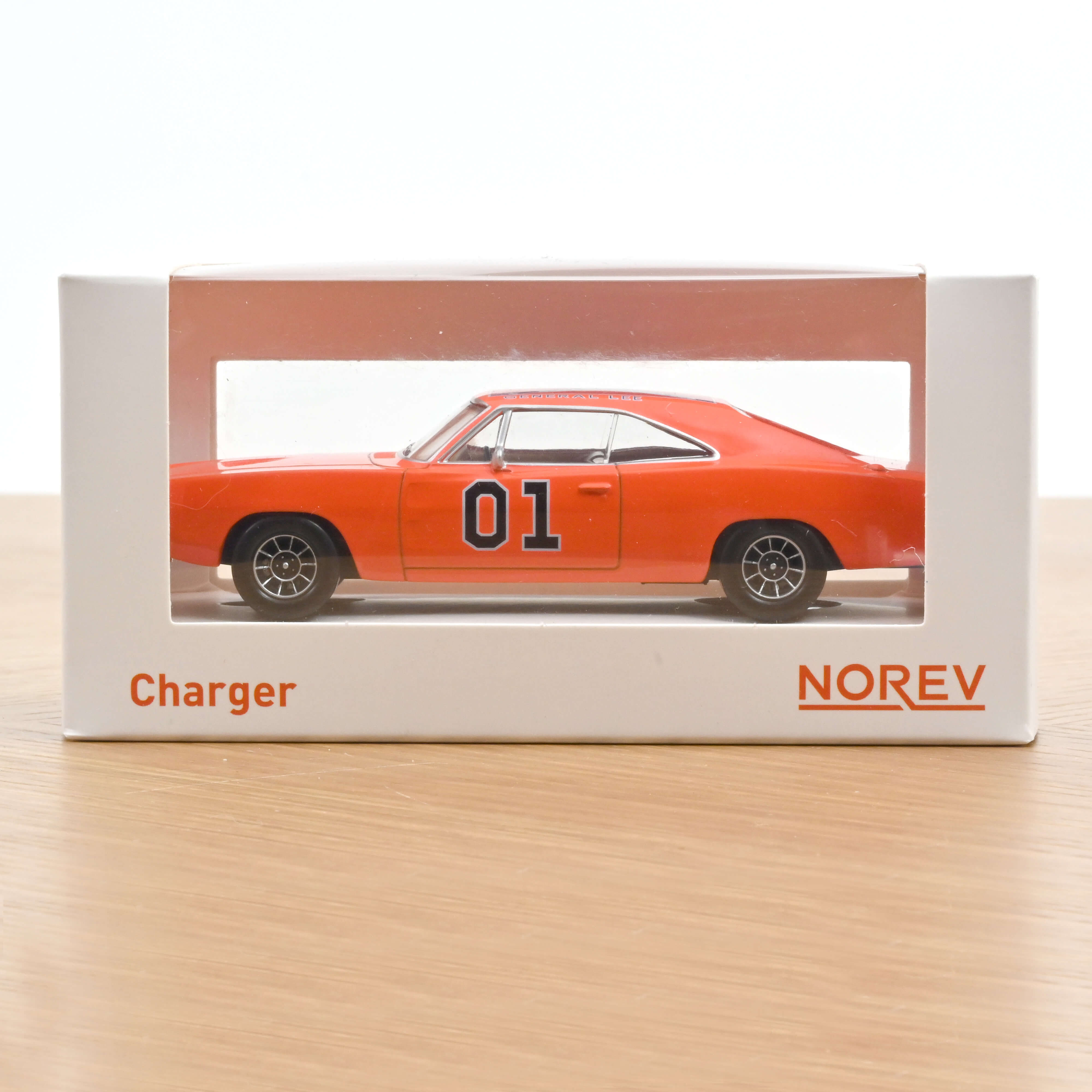 norev-dodge-charger-1969-general-lee-jet-car-1-43-modellino-muscle-car image 3