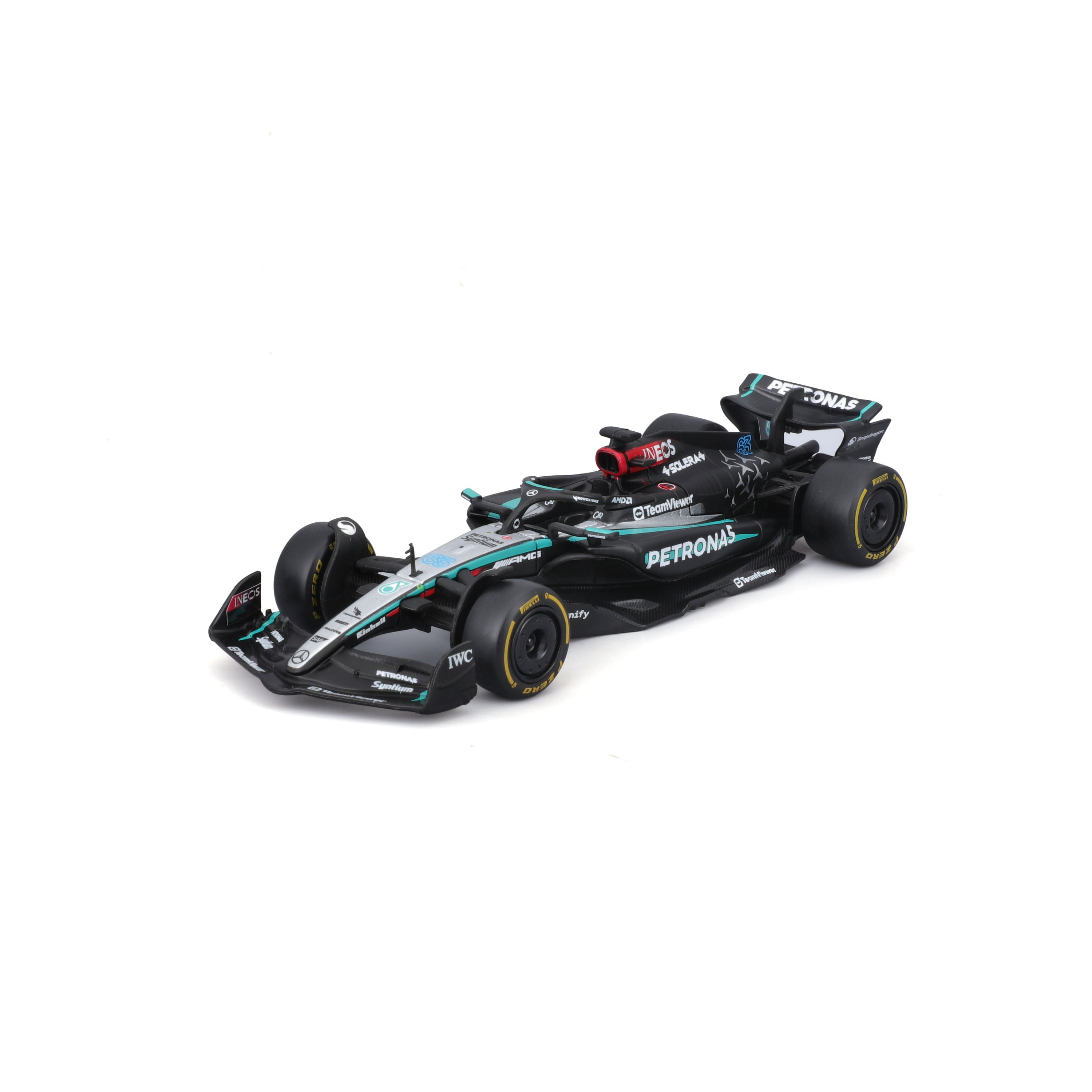 bburago-mercedes-amg-truck-mercedes-w15-63-russell-set-1-43 image 4
