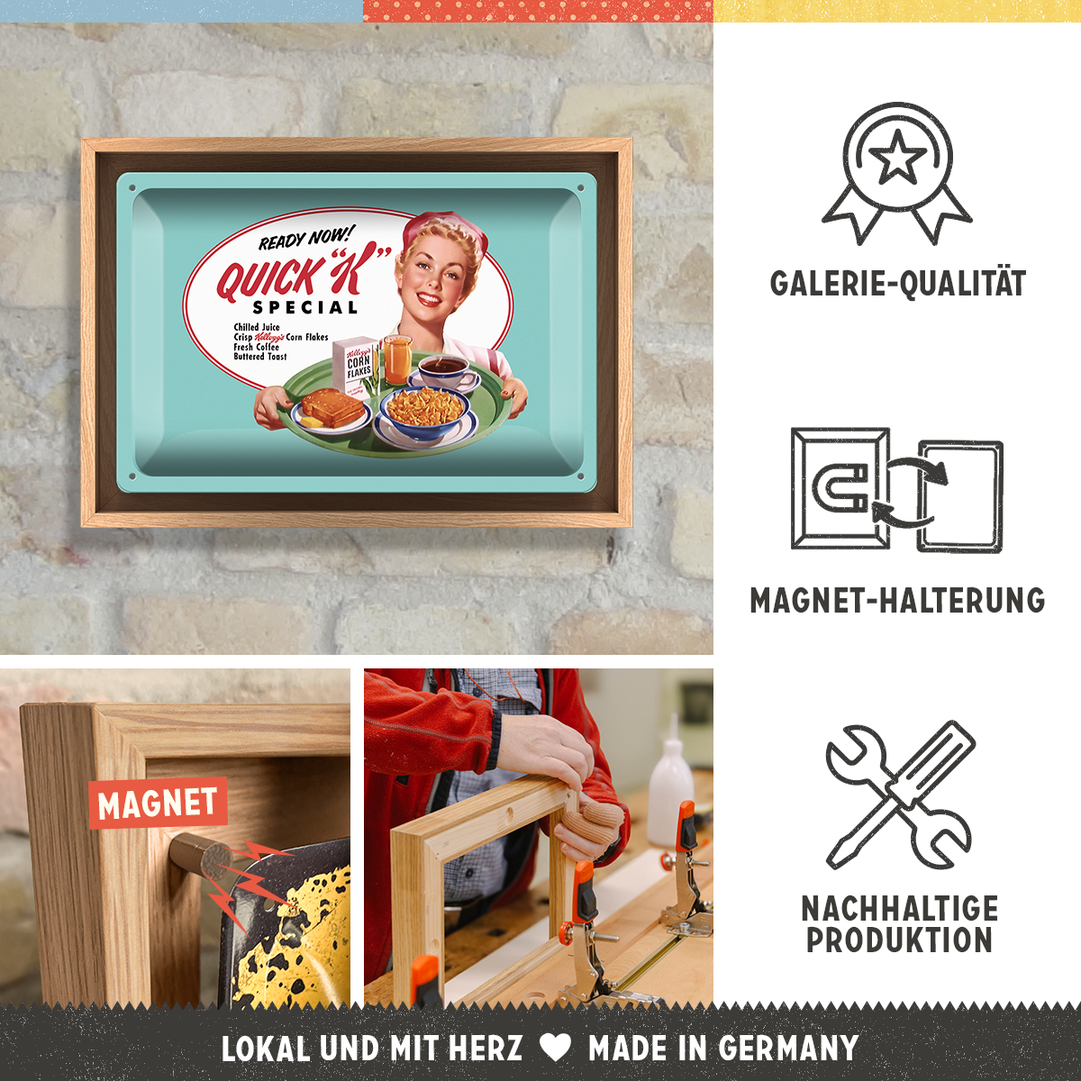 nostalgic-art-kellogg-s-quick-k-menu-n-frame-m-edition-cornice-24x33-5-cm image 3