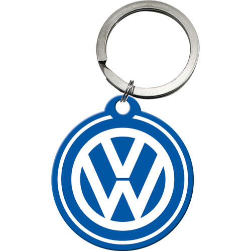 nostalgic-art-vw-logo-portachiavi-tondo-4-cm image 1