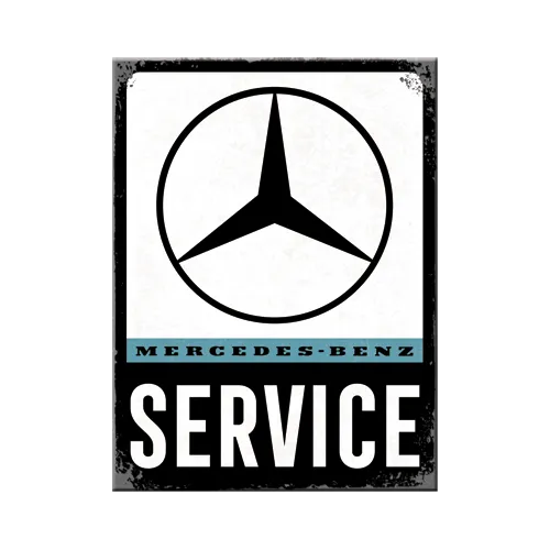 nostalgic-art-mercedes-benz-service-magnete-da-frigo-6x8-cm-2 image 1