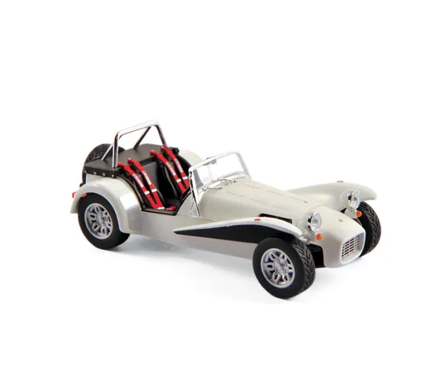 norev-caterham-super-seven-1979-rhd-modellino-auto-1-43-old-english-white image 1