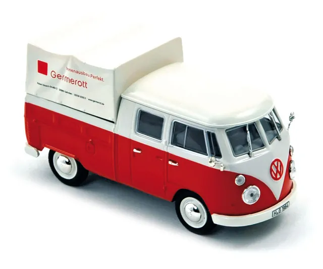 norev-vw-t1c-transporter-doka-1964-germerott-1-43-modellino image 1