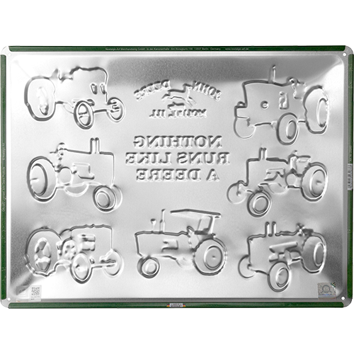 nostalgic-art-john-deere-model-chart-targa-in-metallo-30x40-cm image 3
