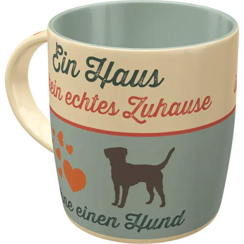 nostalgic-art-pfotenschild-ein-haus-ist-kein-echtes-zuhause-tazza-in-ceramica-33 image 1