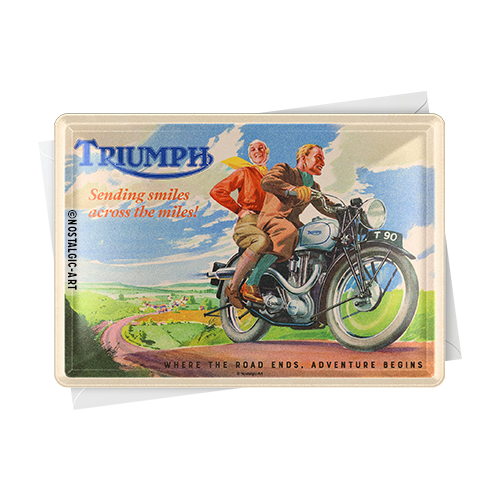 nostalgic-art-triumph-sending-smiles-metal-card-biglietto-metallo-10-x-14-cm image 2