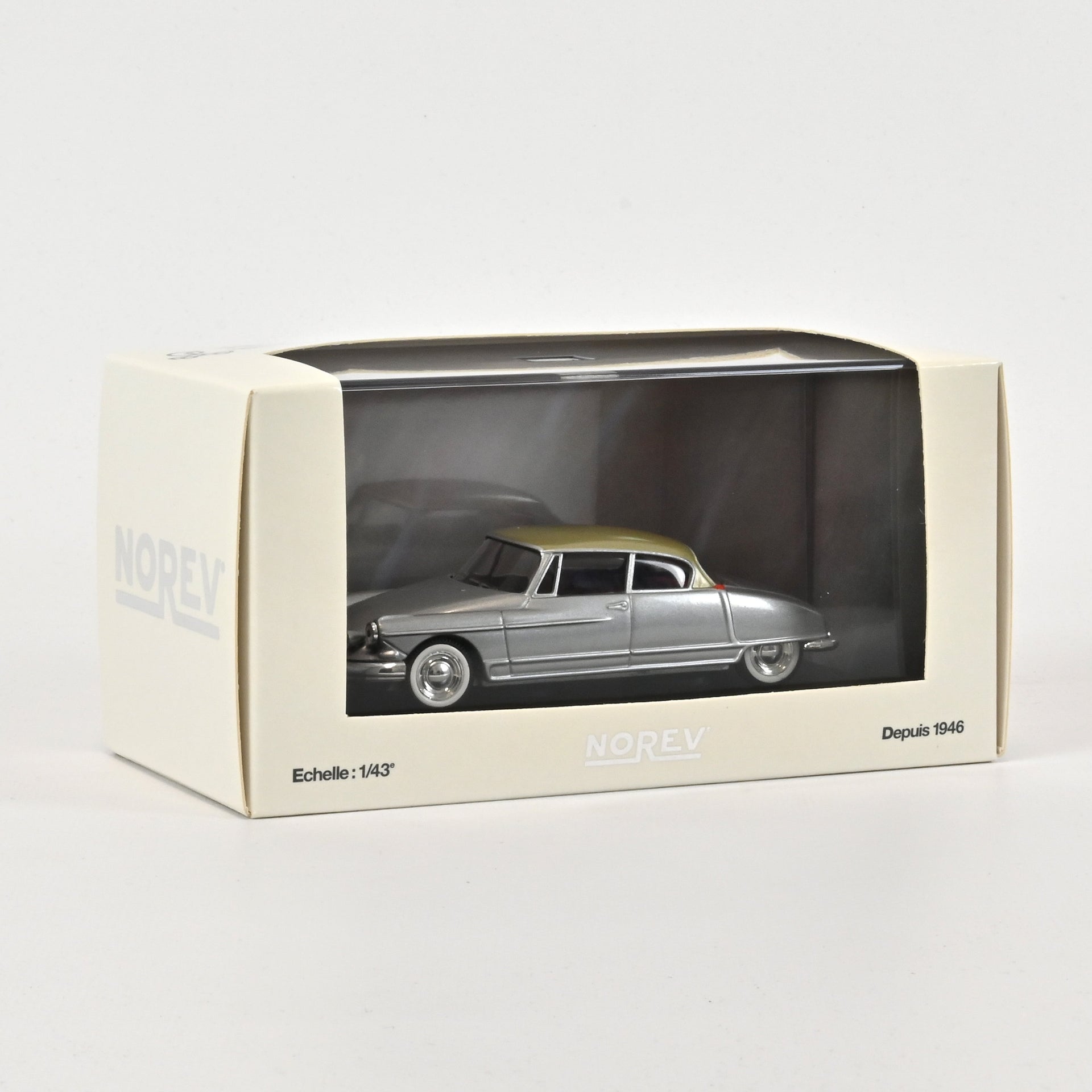 norev-citro-n-ds-chapron-le-paris-1958-modellino-auto-1-43-grey image 1