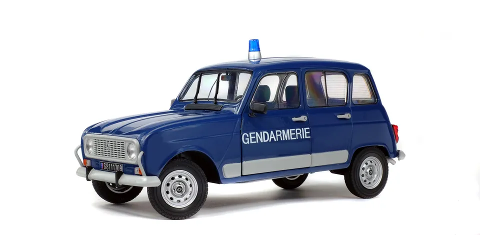 solido-renault-4l-gtl-gendarmerie-blu-1978-1-18-modellino-auto image 1