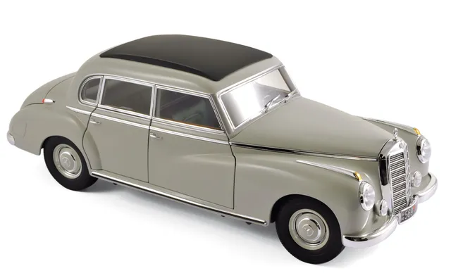 norev-mercedes-benz-300-1955-modellino-1-18-gris-beige image 1