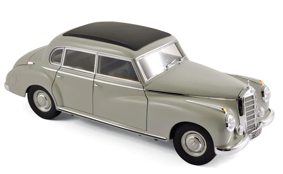 norev-mercedes-benz-300-1955-modellino-1-18-gris-beige image 1