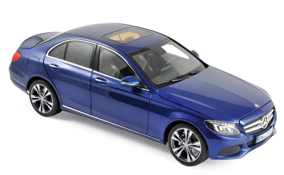 norev-mercedes-benz-classe-c-2014-modellino-auto-1-18-blu-metallizzato-2 image 1