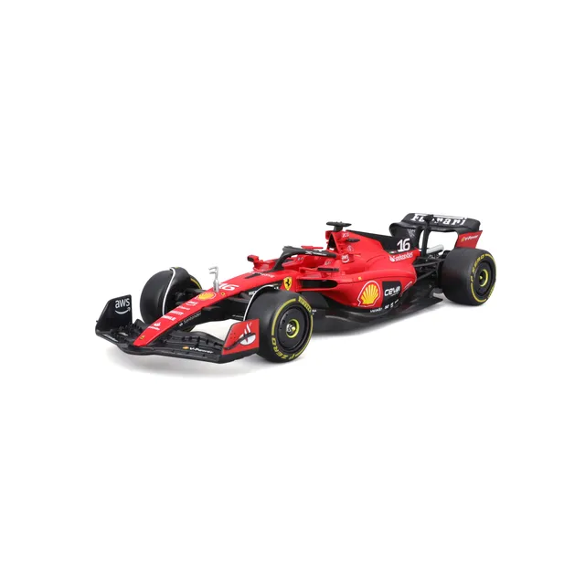 bburago-ferrari-sf-23-16-charles-leclerc-scala-1-24-modellino-f1-die-cast-con-pi image 1
