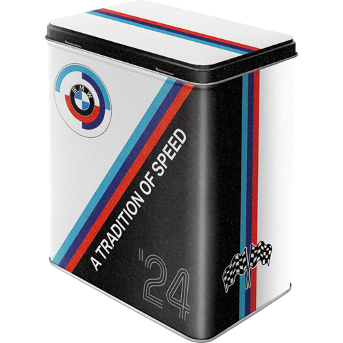 nostalgic-art-bmw-motorsport-tradition-of-speed-scatola-in-metallo-l-3-litri-10- image 1