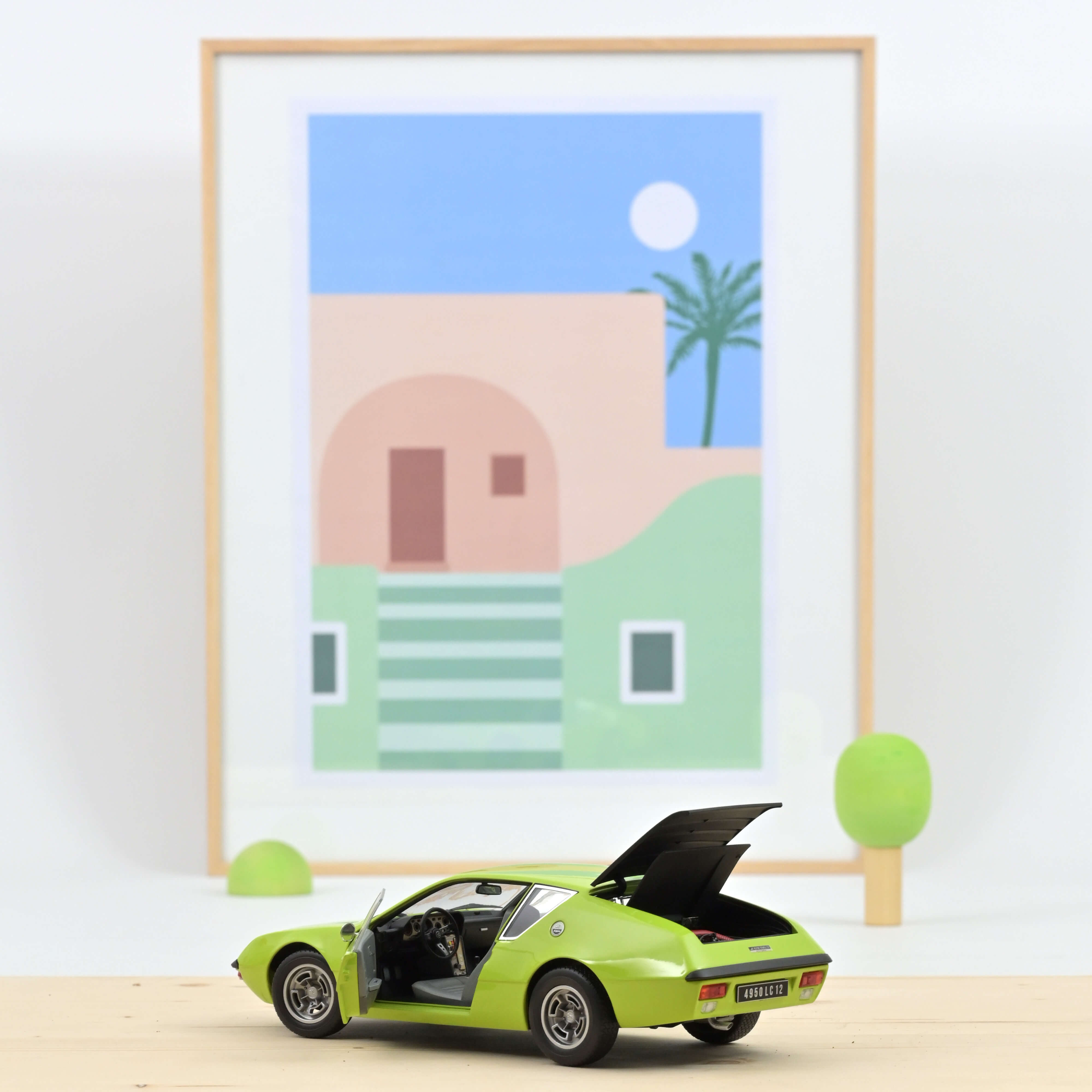 norev-alpine-a310-1600-vf-1975-modellino-auto-1-18-vert-tilleul-edizione-limitat image 2