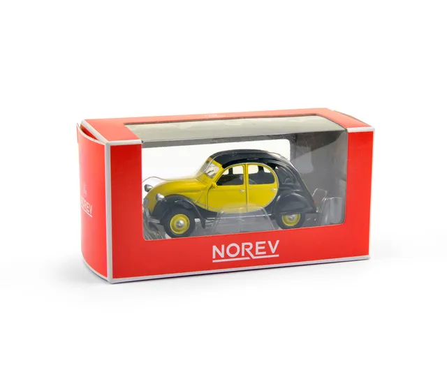 norev-citro-n-2cv-charleston-1982-yellow-black-modellino-1-64 image 1