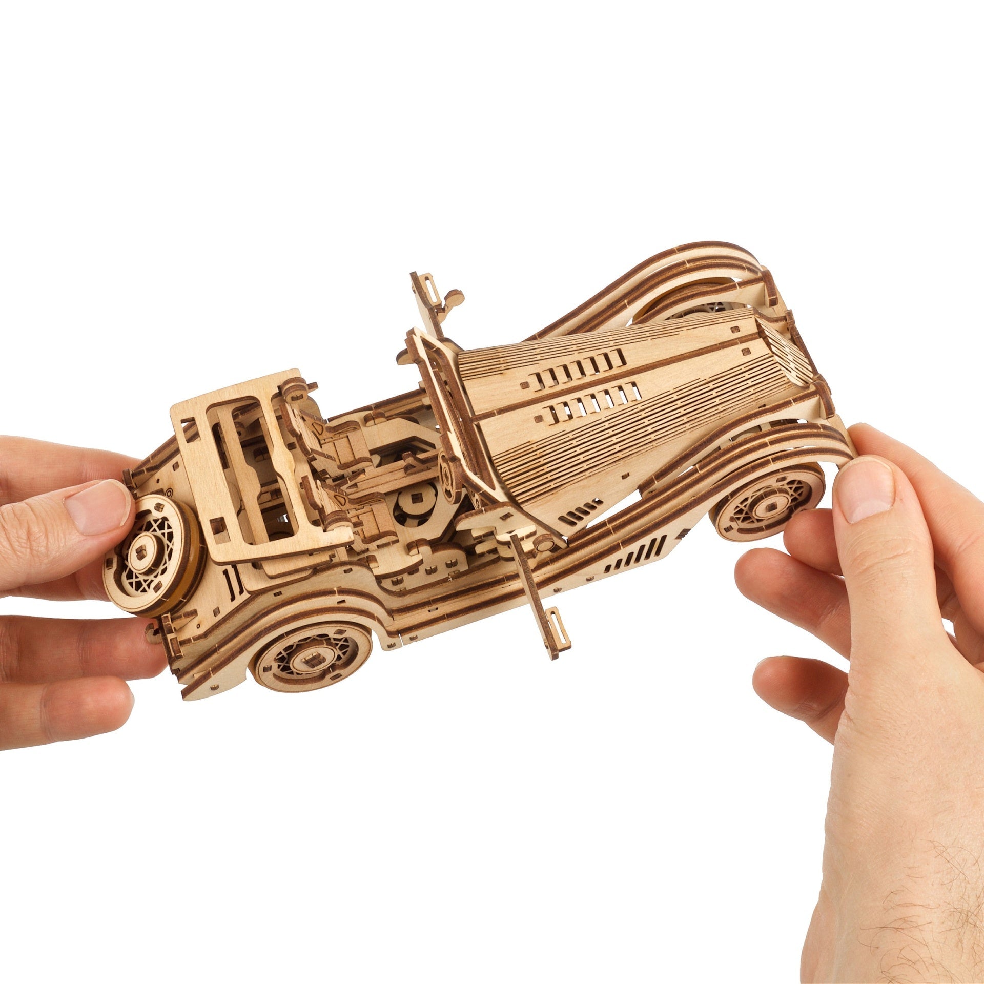 ugears-sports-car-rapid-mouse-auto-a-molla-in-legno-da-costruire image 4