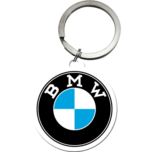 nostalgic-art-bmw-logo-portachiavi-in-metallo-4-cm image 1