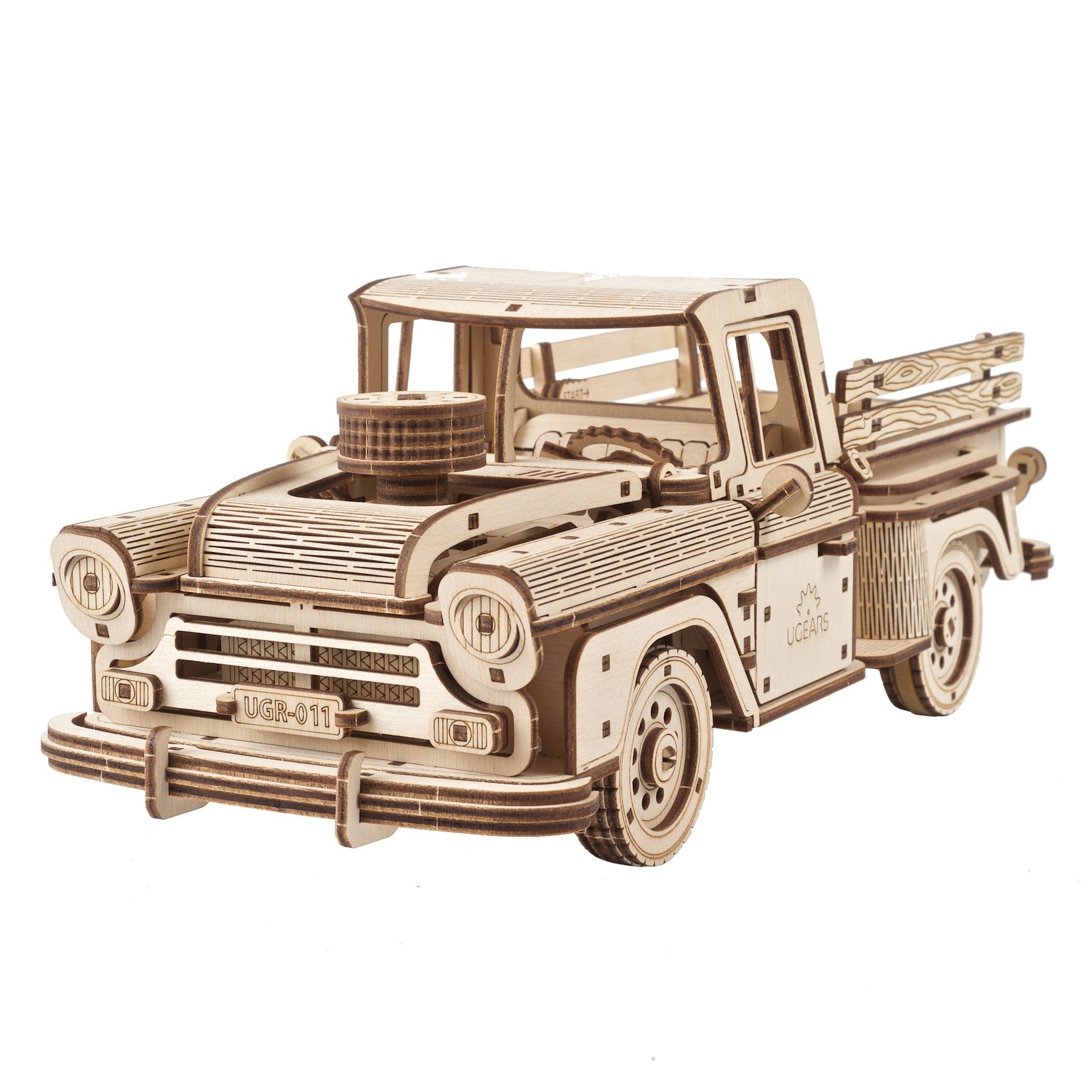 ugears-pickup-lumberjack-modello-in-legno-da-costruire-camioncino image 1