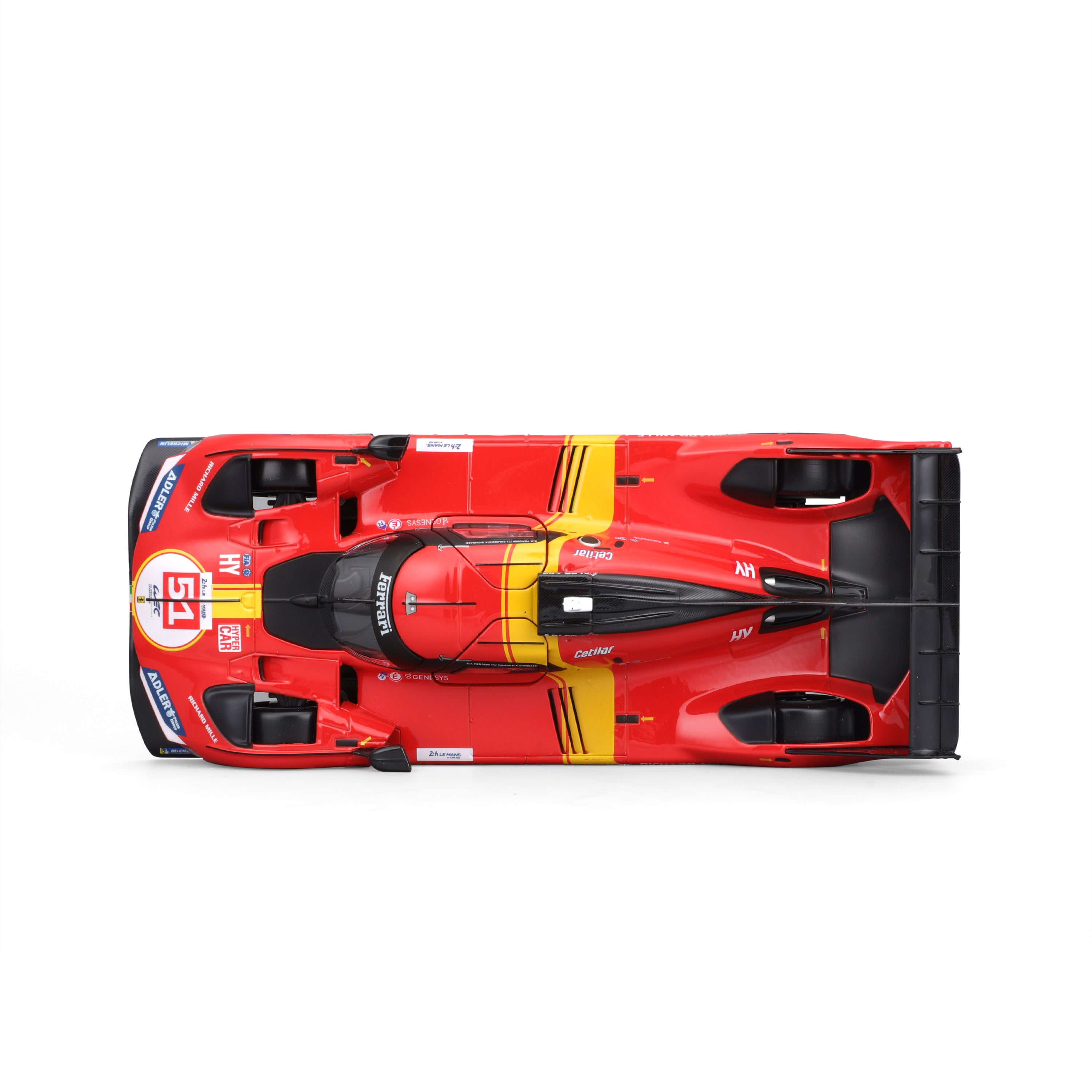 bburago-model-kit-ferrari-499p-51-le-mans-2023-1-24-da-costruire image 7
