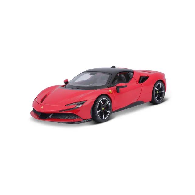 bburago-ferrari-sf90-stradale-rossa-modellino-auto-stradale-1-24 image 1