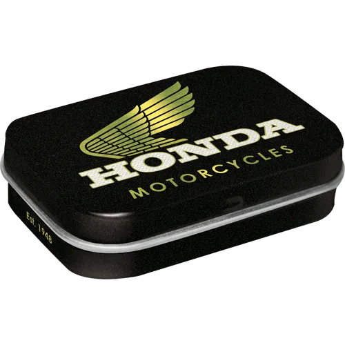 nostalgic-art-honda-mc-motorcycles-gold-scatolina-mentine-in-metallo image 1