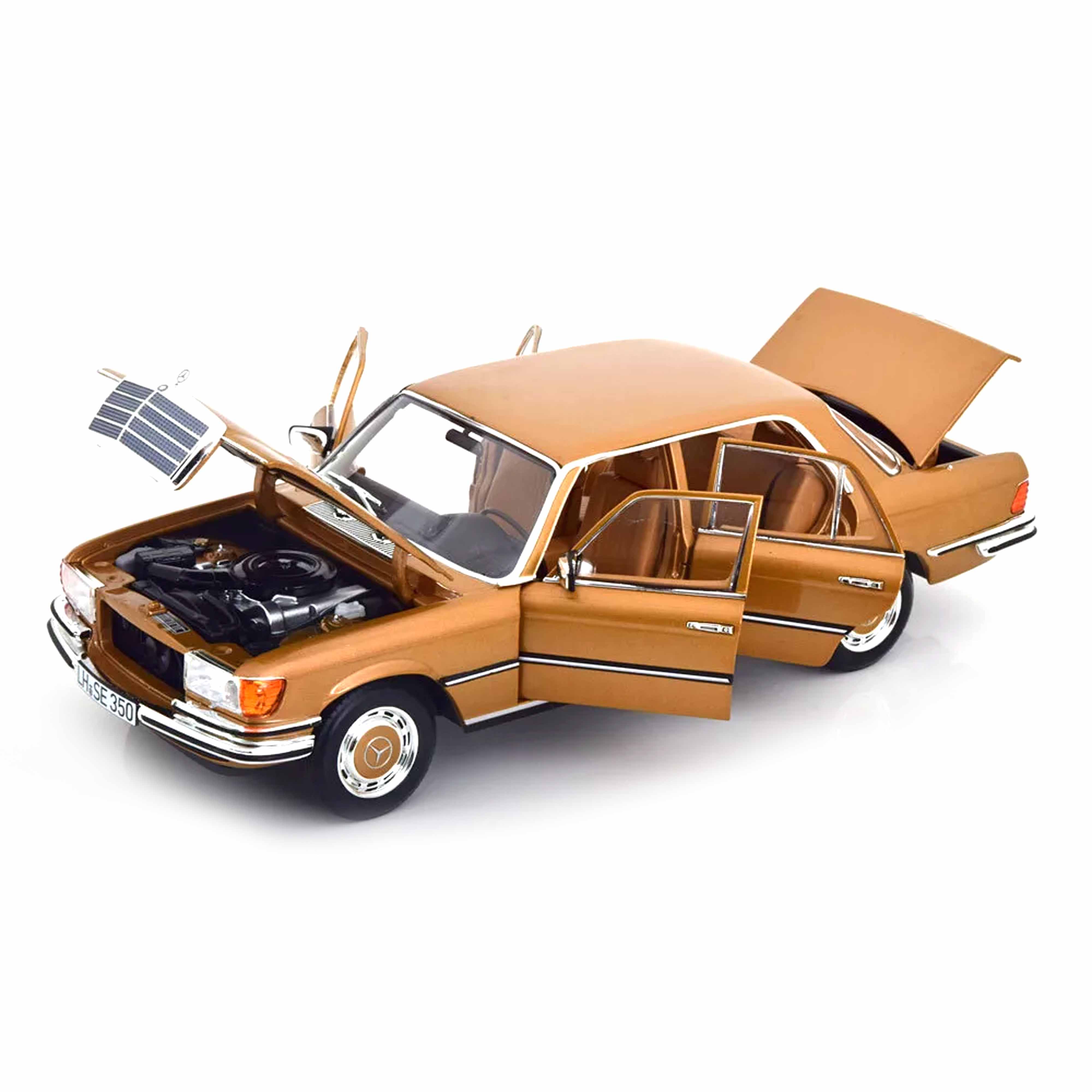 norev-mercedes-benz-350-se-oro-metallizzato-1-18 image 2