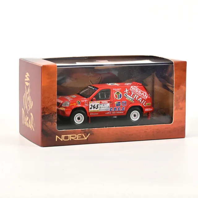norev-nissan-x-trail-dakar-2002-1-43-modellino-rally-raid-die-cast image 1