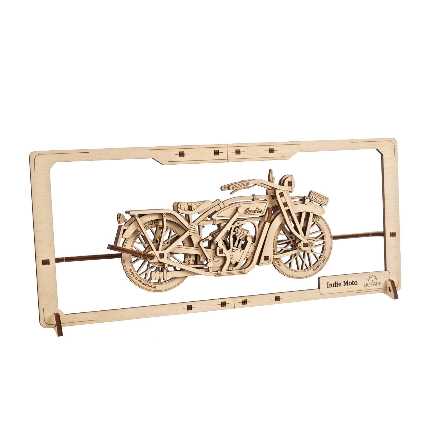 ugears-indie-moto-2-5d-puzzle-quadro-in-legno image 3