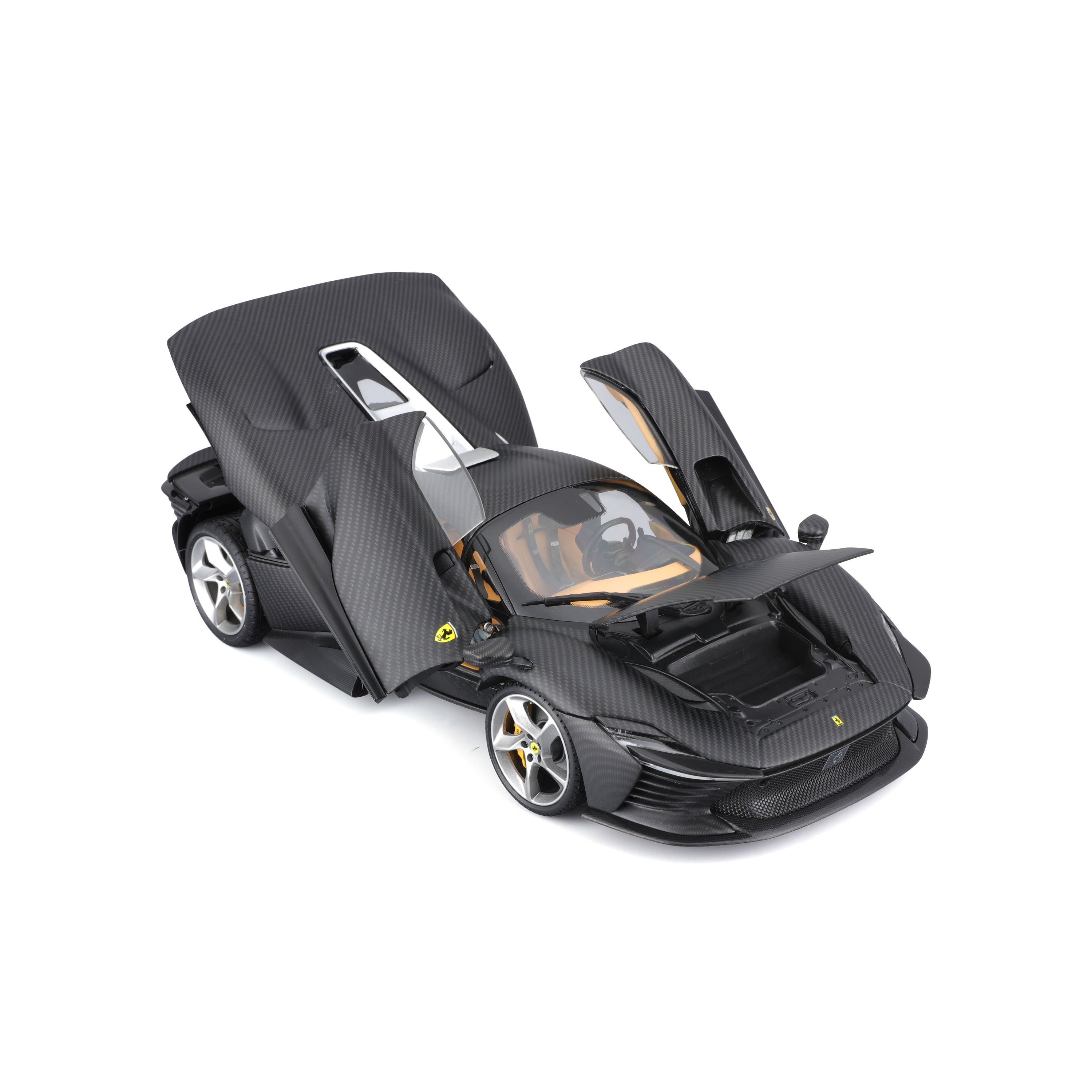 bburago-exclusive-series-ferrari-daytona-sp3-scala-1-18-50-anniversario-carbon-l image 6