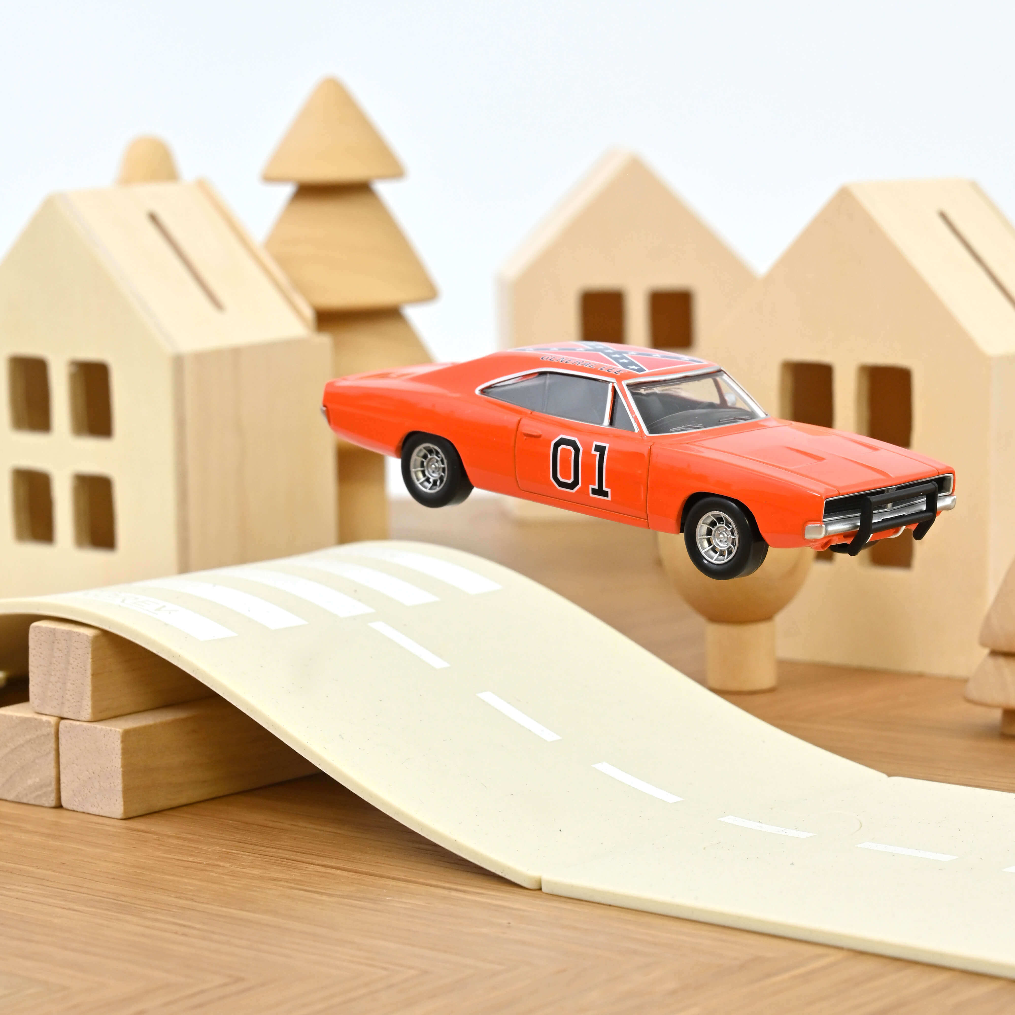 norev-dodge-charger-1969-general-lee-jet-car-1-43-modellino-muscle-car-hazzard image 1
