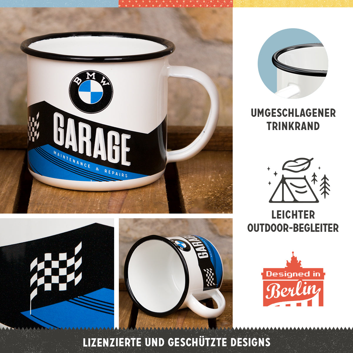 nostalgic-art-bmw-garage-tazza-smaltata-360-ml image 3