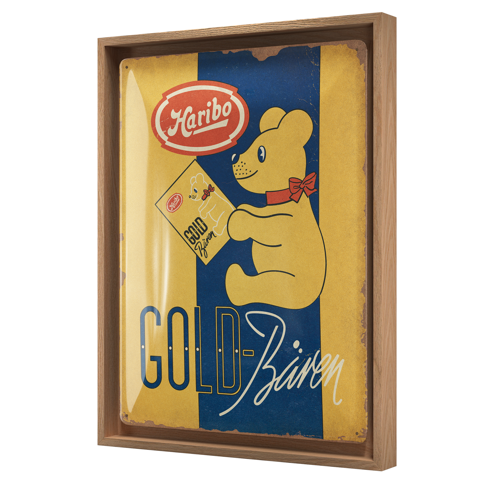 nostalgic-art-haribo-goldb-ren-vintage-gold-cornice-n-frame-l-33-5x44-cm image 1