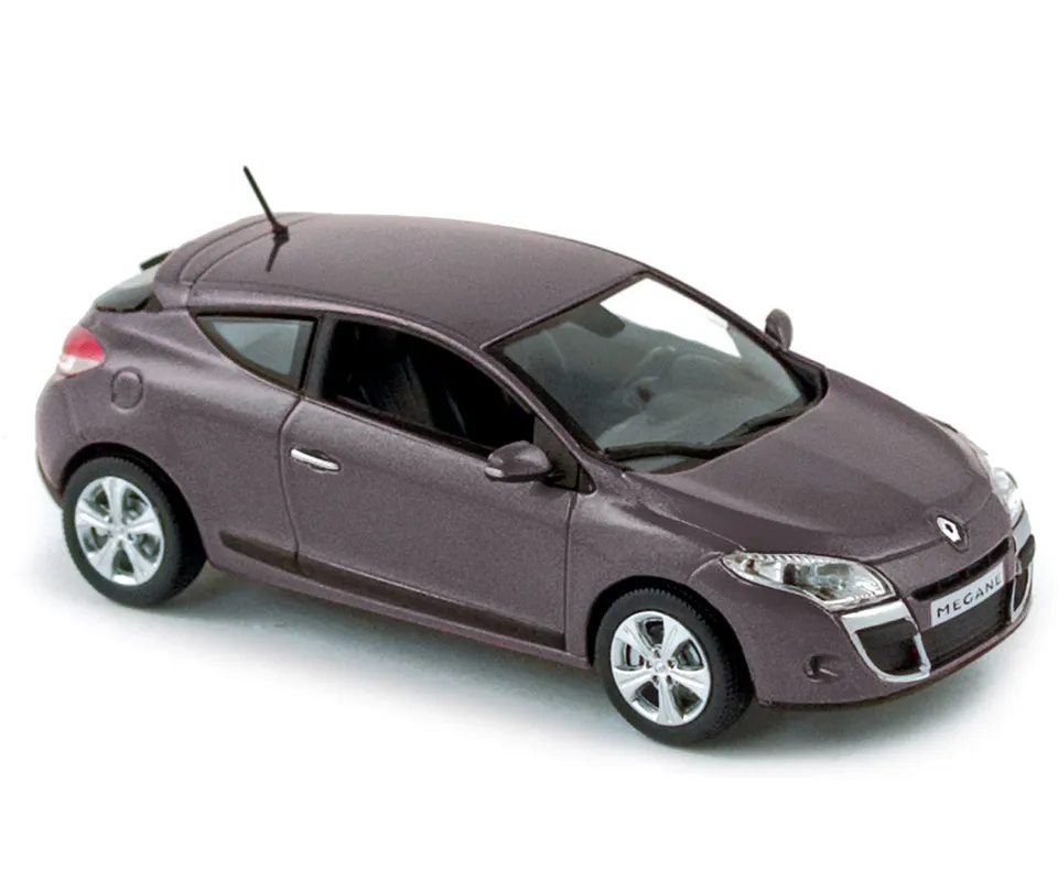norev-renault-megane-coup-2009-grigio-eclipse-modellino-auto-1-43 image 1