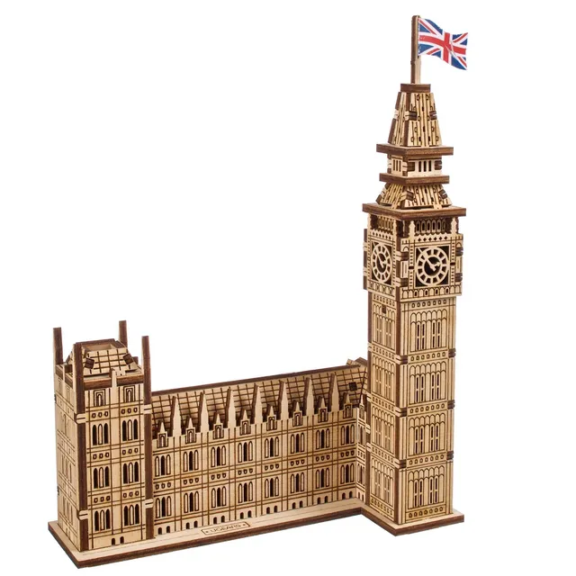 ugears-big-ben-modello-meccanico-in-legno-easy-gears-londra image 1