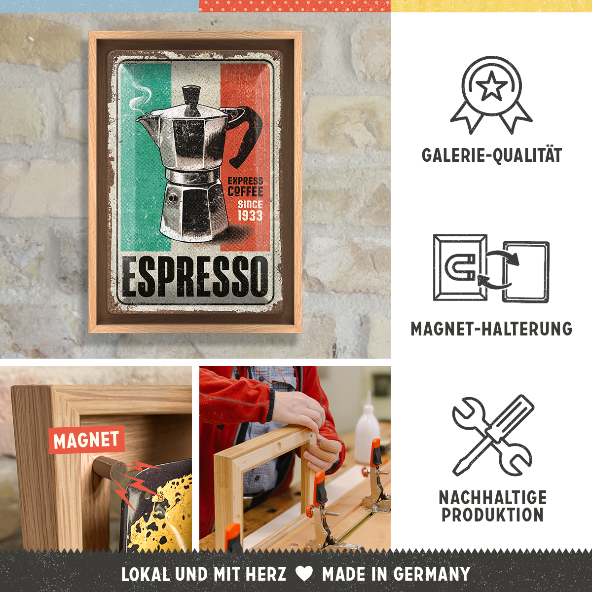 nostalgic-art-espresso-n-frame-m-edition-cornice-rovere-24x33-5-cm-con-supporto- image 3