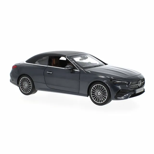 norev-mercedes-benz-cle-cabriolet-2023-grigio-grafite-1-18-modellino-die-cast image 1