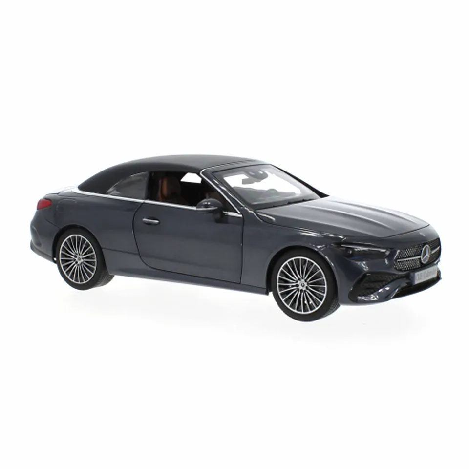 norev-mercedes-benz-cle-cabriolet-2023-grigio-grafite-1-18-modellino-die-cast image 1
