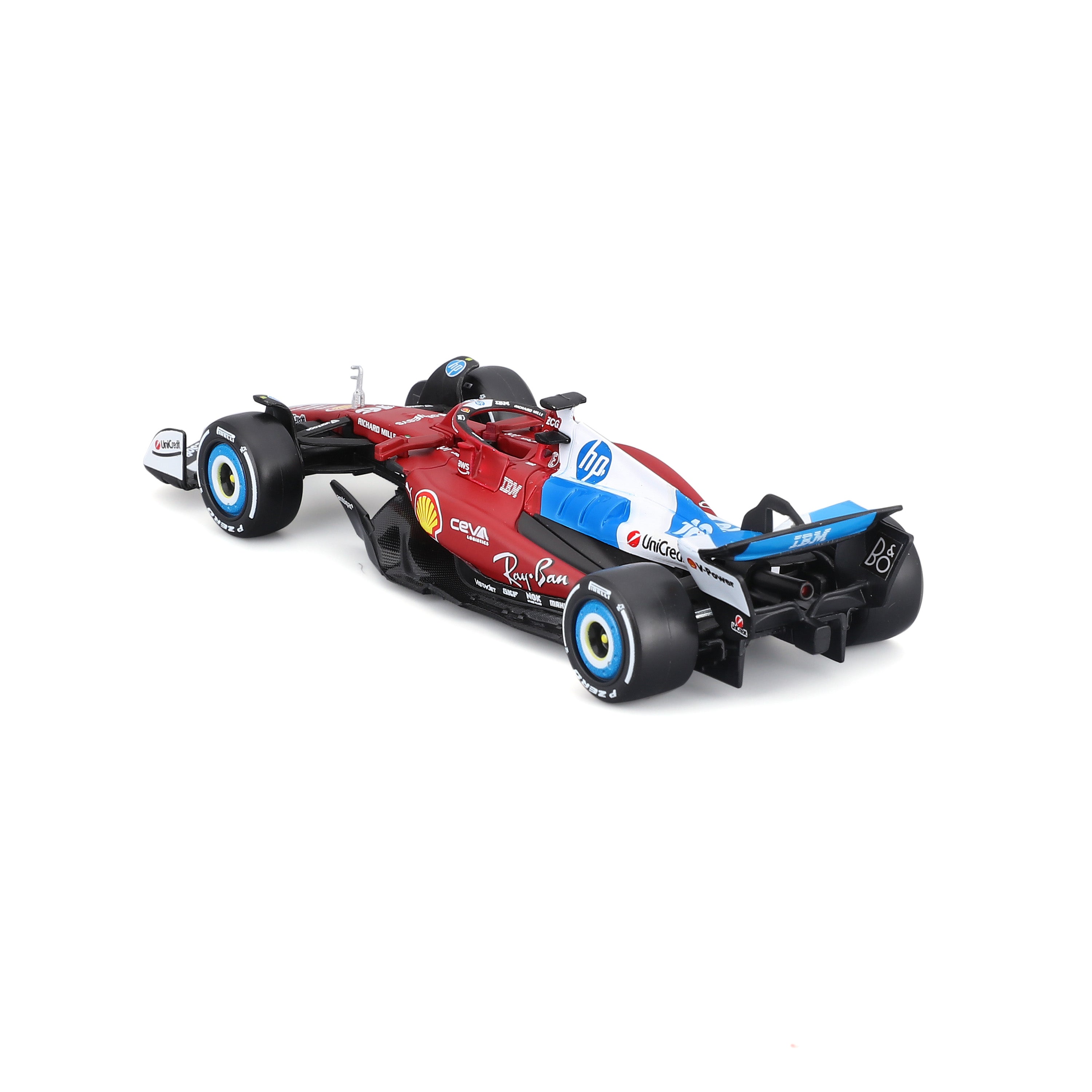 bburago-ferrari-sf-25-16-charles-leclerc-miami-livery-scala-1-43-modellino-f1-20 image 5
