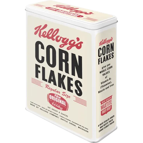 nostalgic-art-kellogg-s-corn-flakes-retro-package-scatola-metallo-xl-4-litri image 1