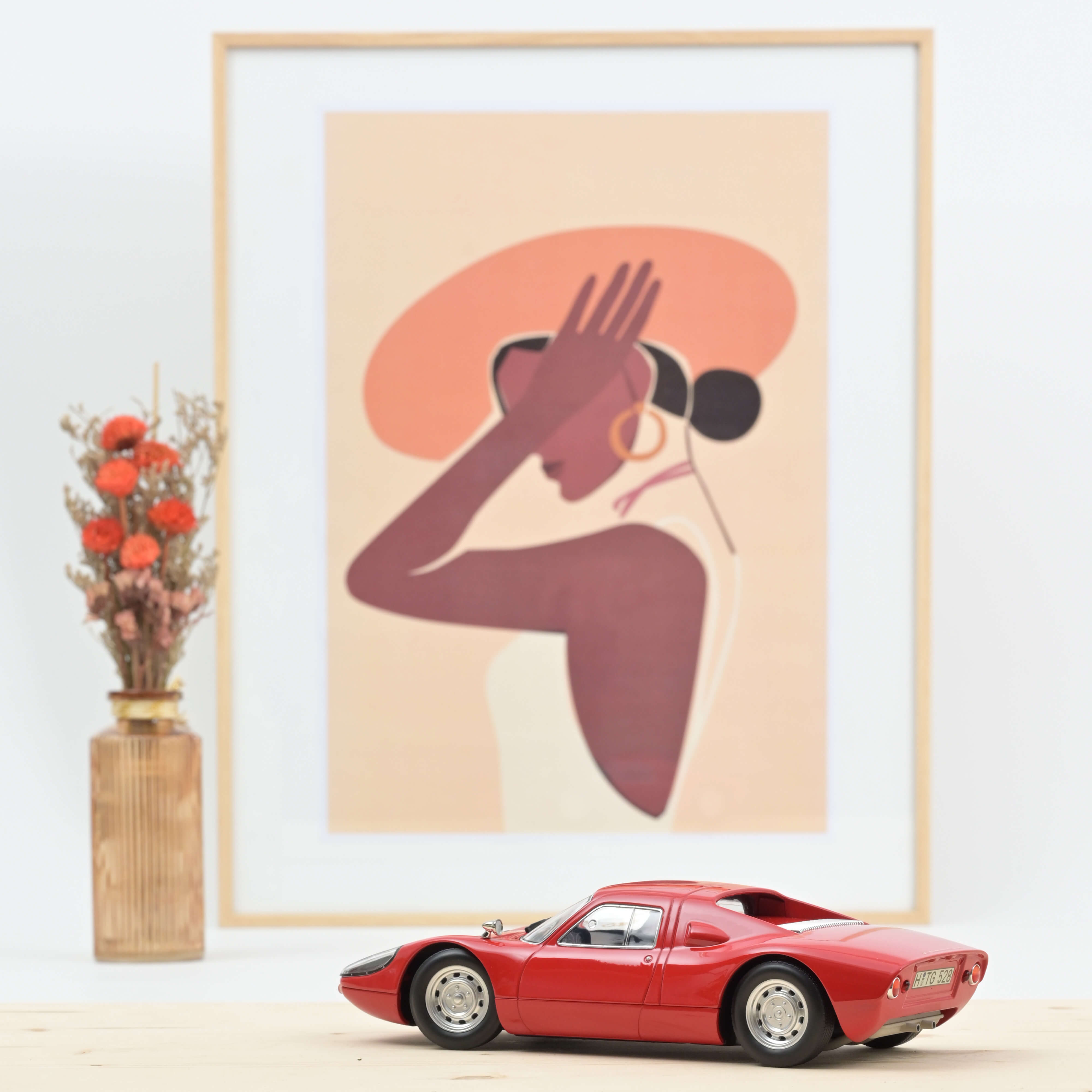 norev-porsche-904-carrera-gts-1964-rossa-modellino-auto-1-18 image 2