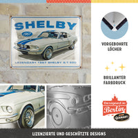 nostalgic-art-shelby-1967-gt-500-targa-in-metallo-30x40-cm-2 image 2