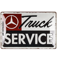 nostalgic-art-daimler-truck-service-targa-in-metallo-20x30-cm image 2