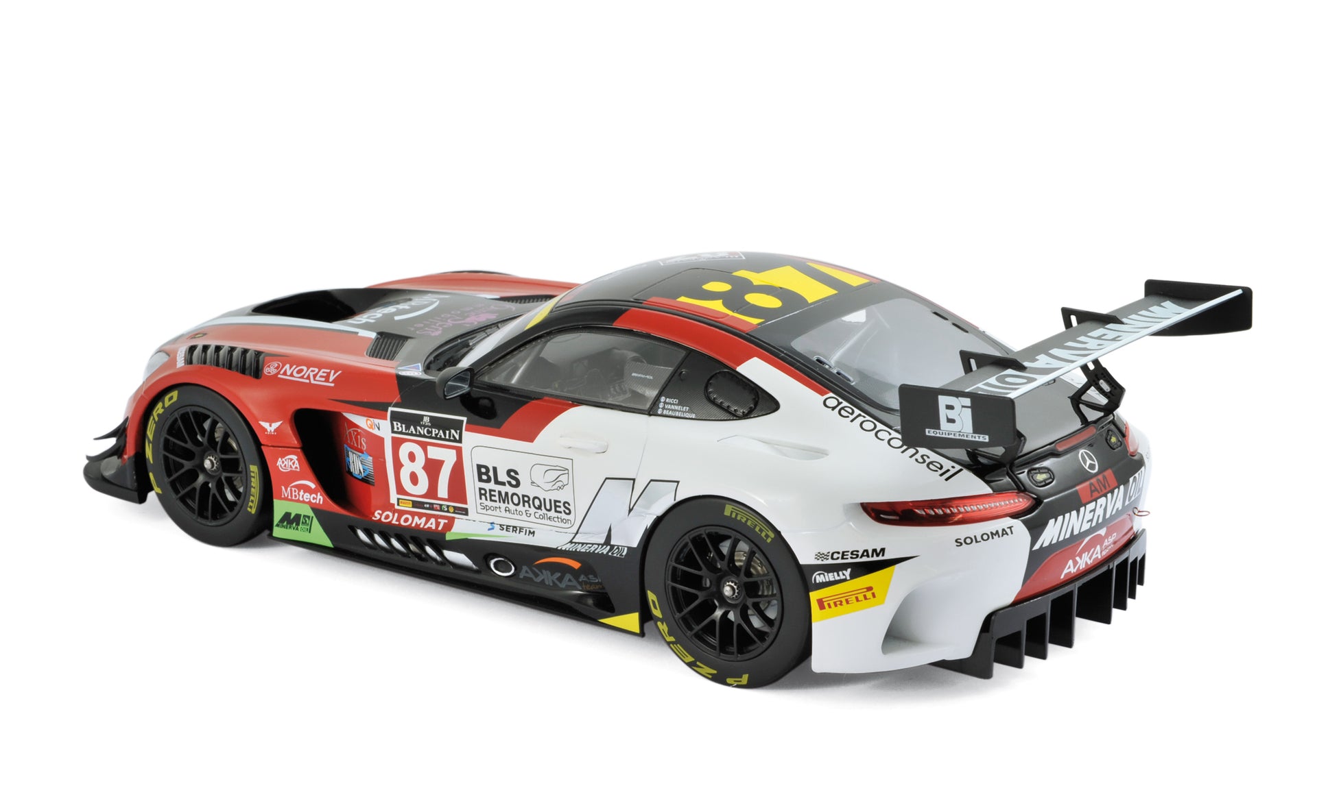 norev-mercedes-amg-gt3-2016-monza-87-team-akka-winner-modellino-1-18 image 1