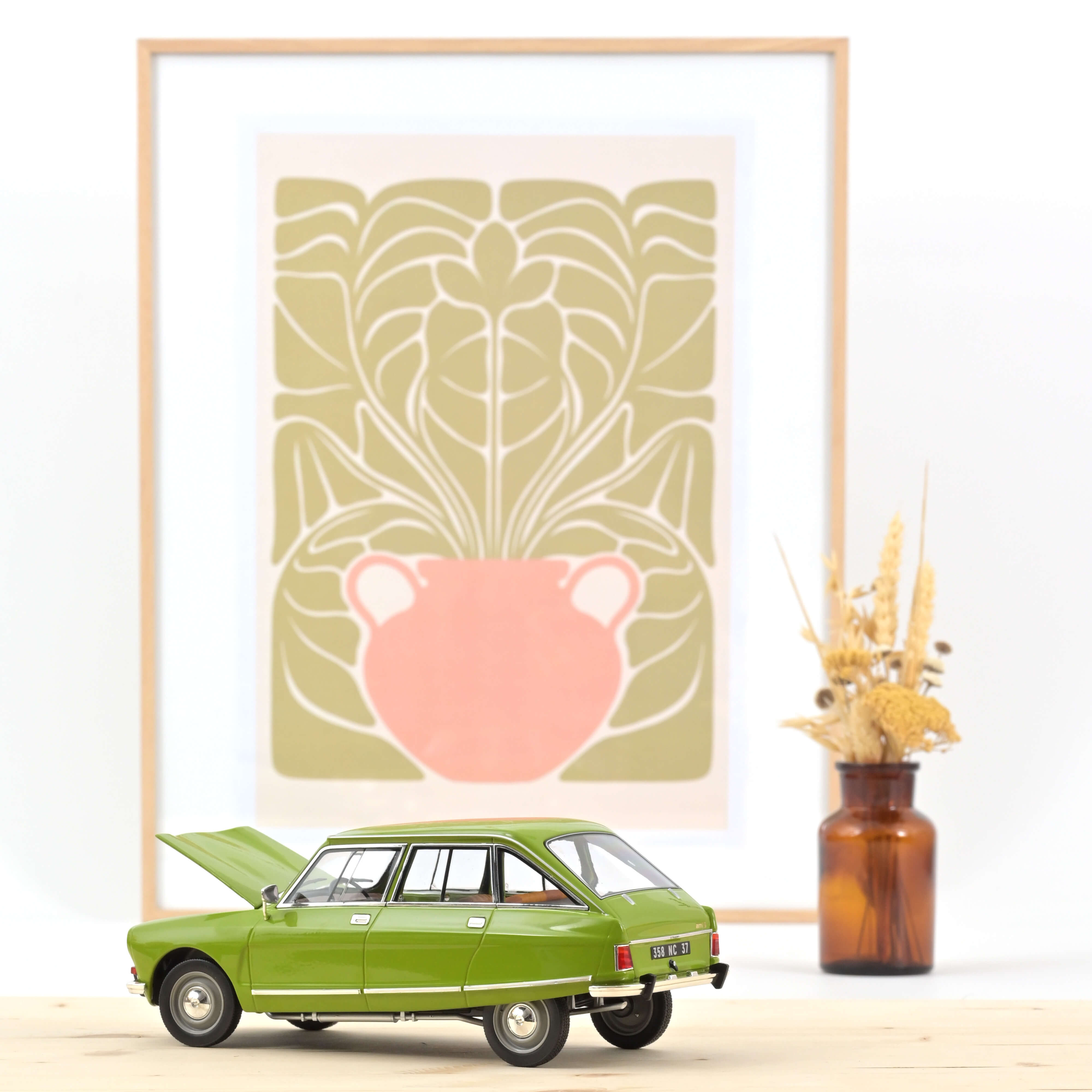 norev-citro-n-ami-8-club-1969-iris-vert-modellino-auto-1-18 image 2