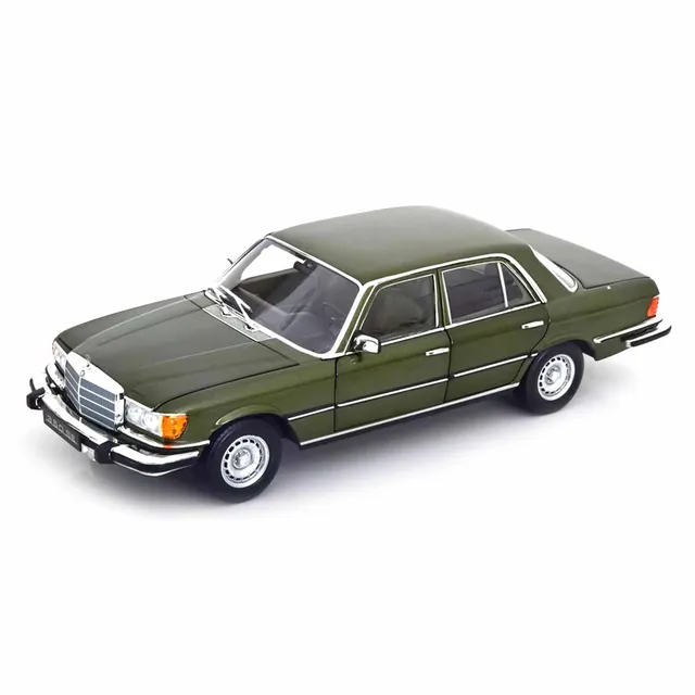 norev-mercedes-benz-350-se-1973-versione-us-verde-metallizzato-modellino-1-18 image 1