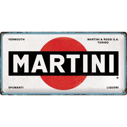 nostalgic-art-martini-logo-white-targa-in-metallo-25x50-cm-2 image 1