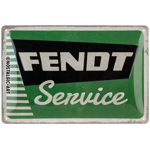 nostalgic-art-fendt-service-targa-in-metallo-20x30-cm image 1