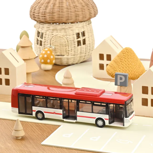 norev-bus-irisbus-rosso-autobus-giocattolo-plastigam-1-43-con-porte-apribili image 1
