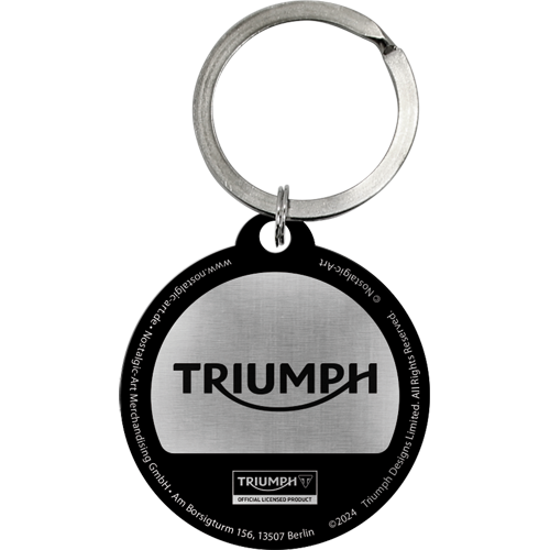 nostalgic-art-triumph-logo-portachiavi-in-metallo-4-cm image 2