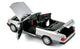 norev-mercedes-benz-300-ce-24-cabriolet-1990-argento-metallizzato-modellino-auto image 3